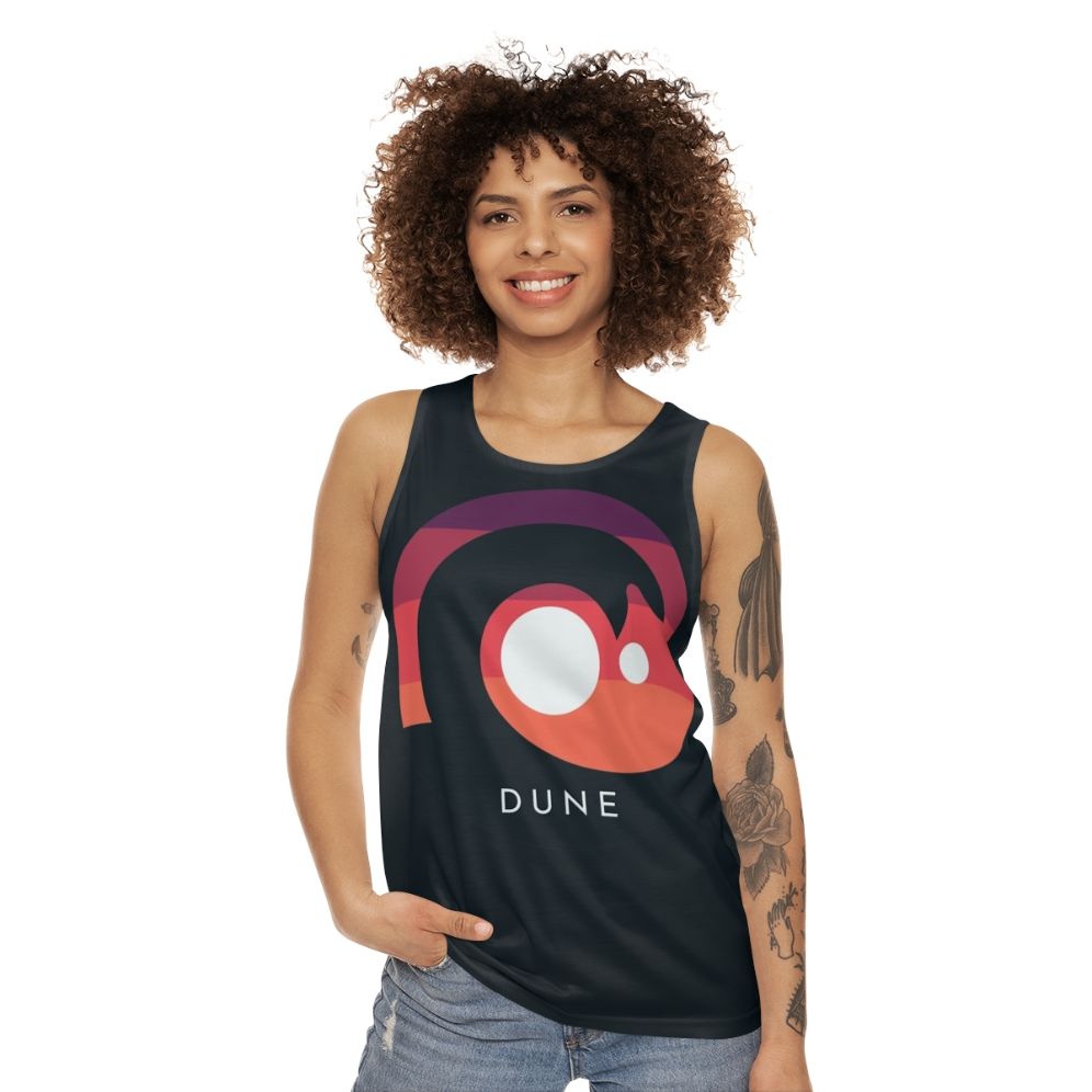 Dune 2020 Sandworm Arrakis Unisex Tank Top - women