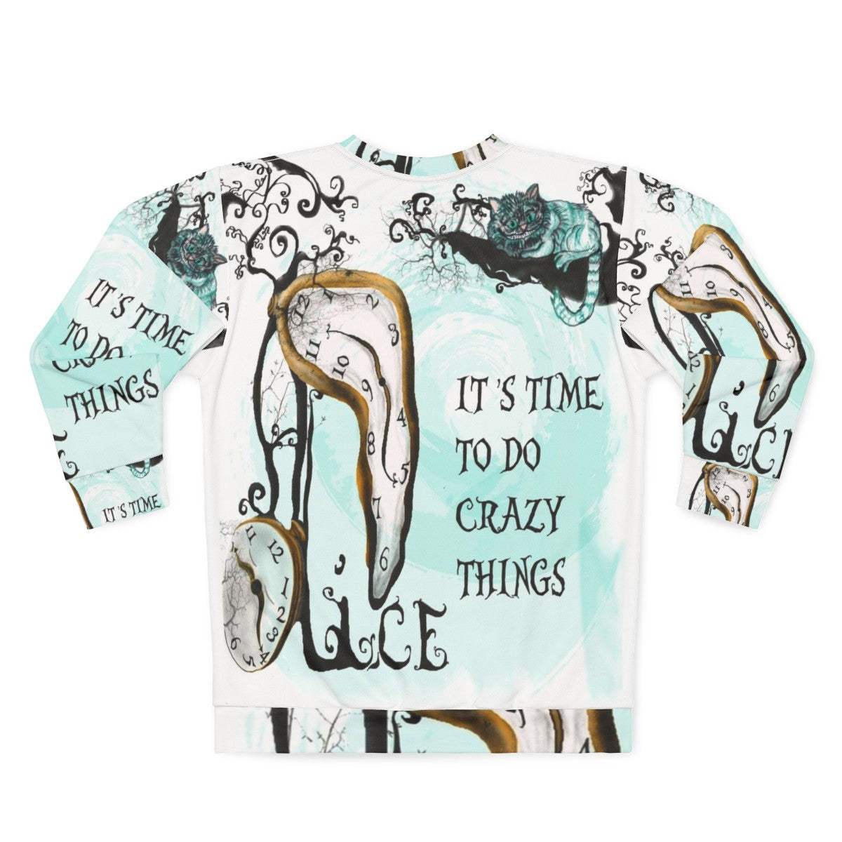 Cheshire Cat Alice in Wonderland Inspired Sweatshirt - Back