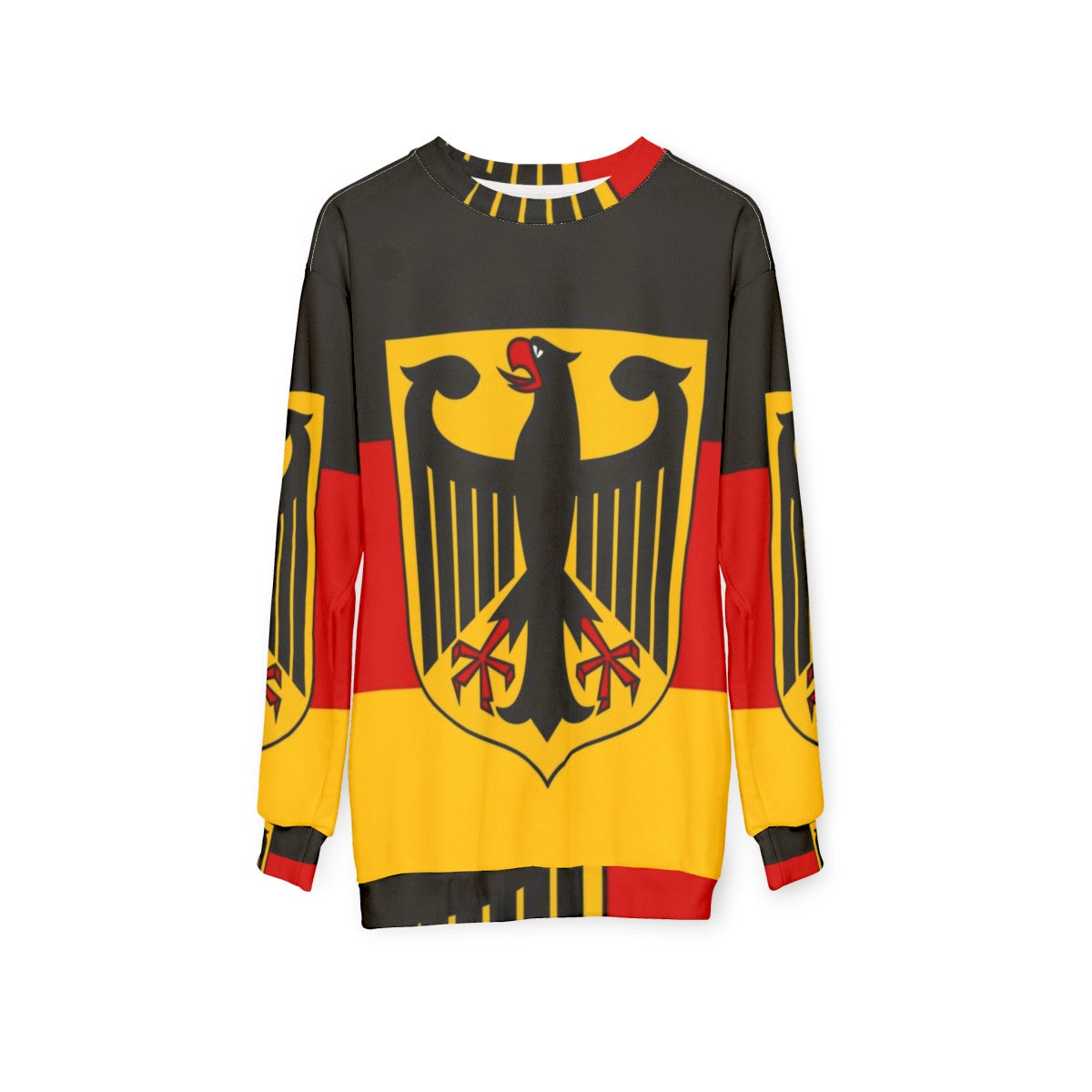 German Bundesrepublik Deutschland Sweatshirt with Federal Eagle - hanging