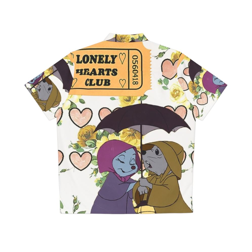 Lonely Hearts Club Hawaiian Shirt featuring The Rescuers characters - Back