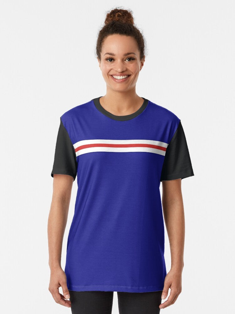 Rangers FC Football Design Graphic T-Shirt - Women