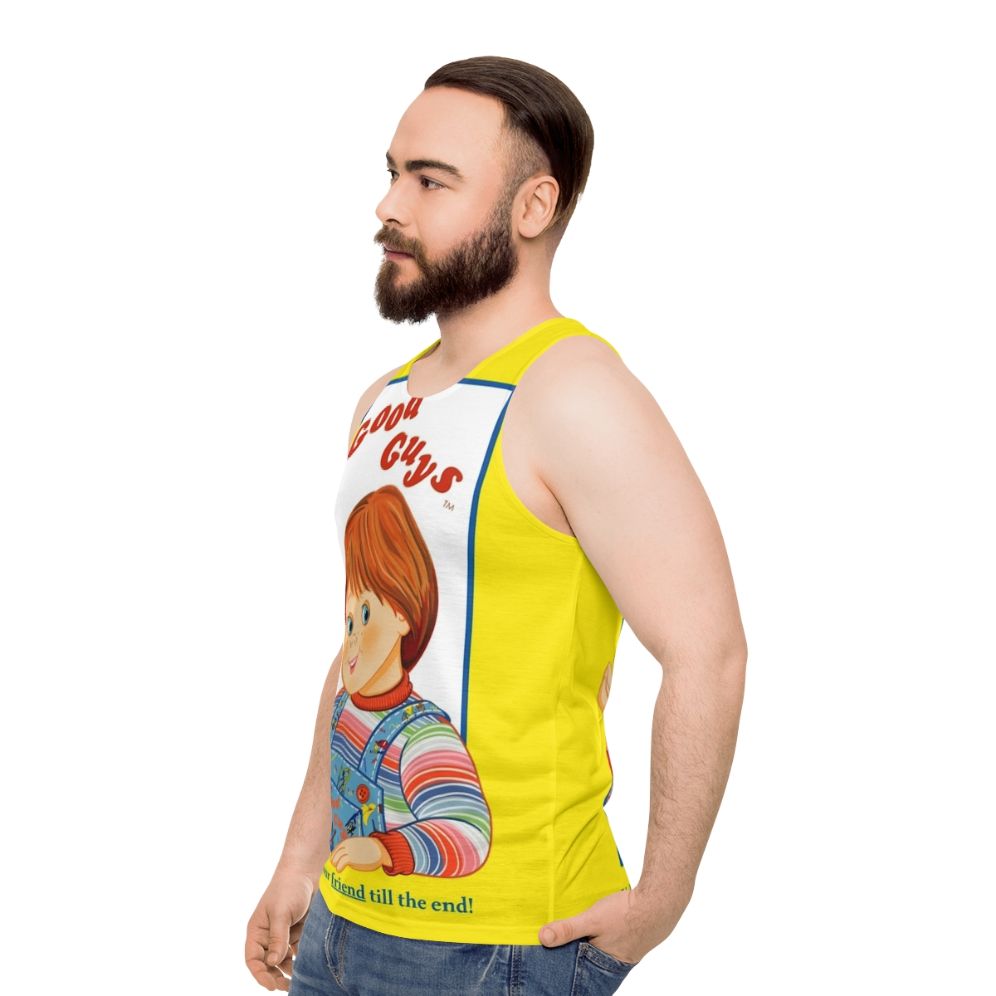 Chucky Doll Unisex Tank Top - men side