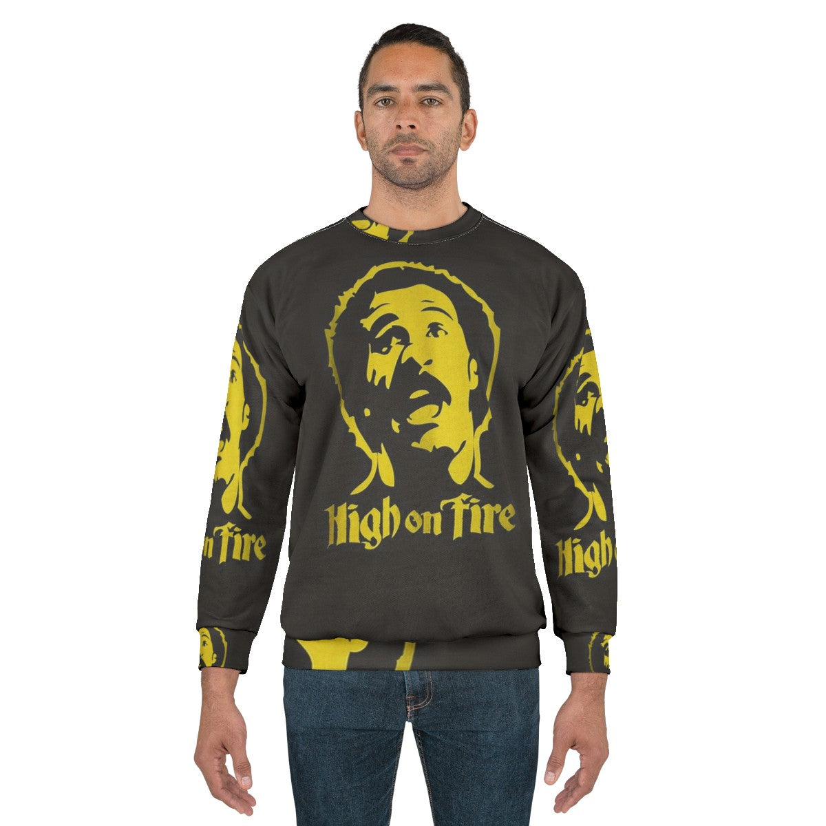 High On Fire Logo Sweatshirt - Heavy Metal Band Merchandise - men