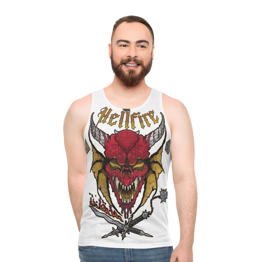 Stranger Things Hellfire Club Unisex Tank Top - men