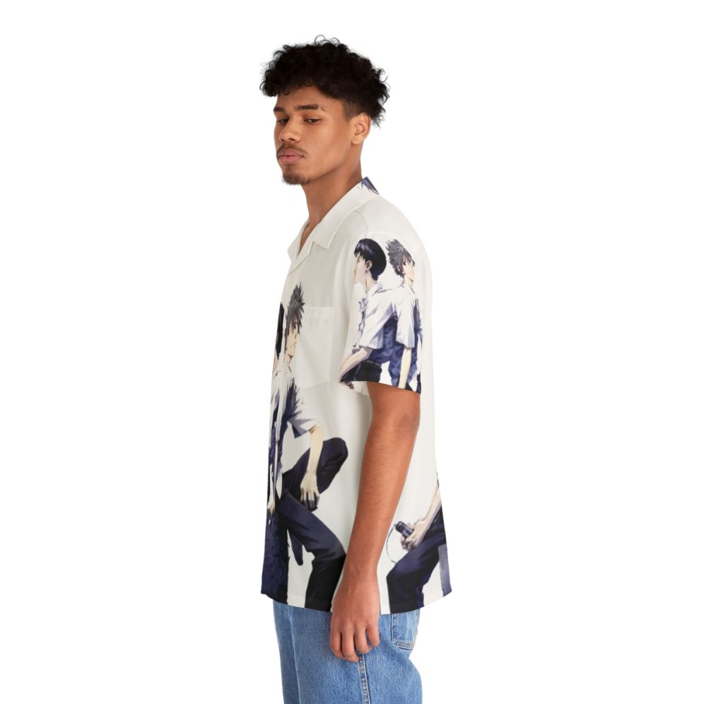 Kawoshin Anime Couple's Hawaiian Shirt - People Left