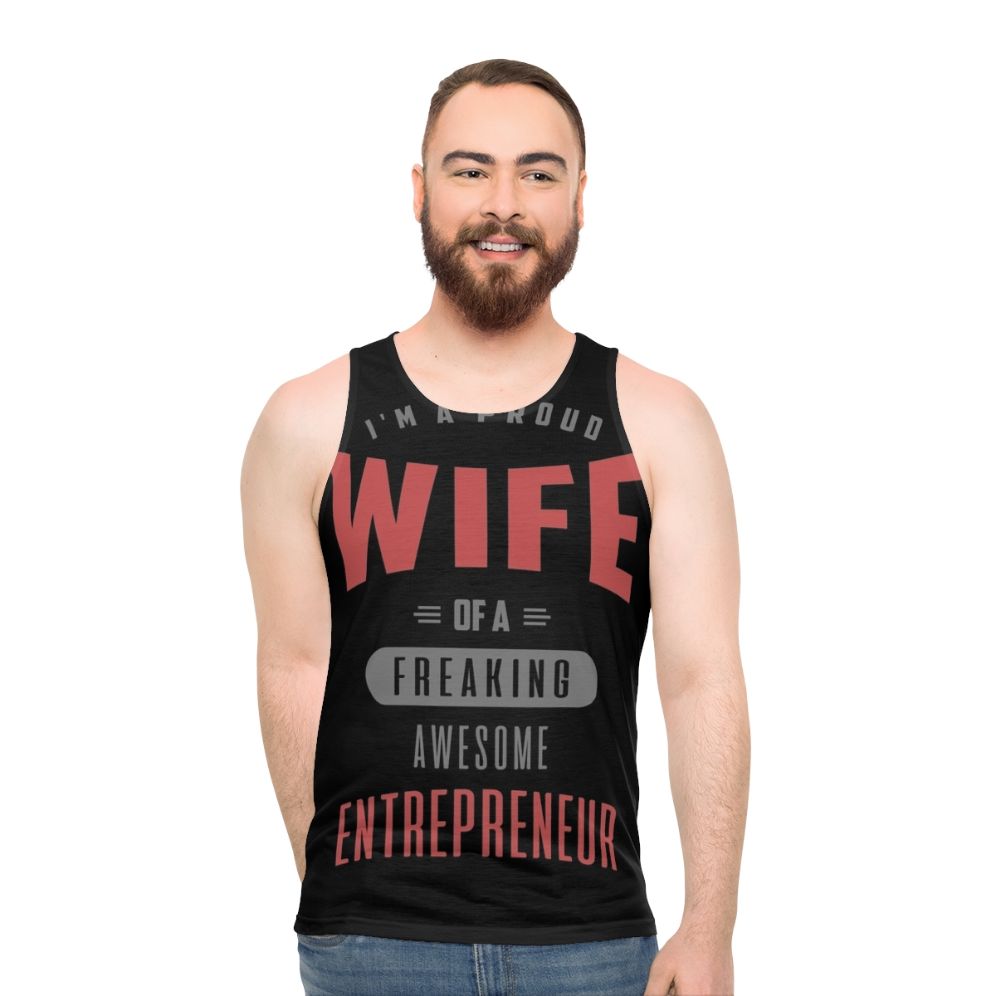 Entrepreneur Unisex Tank Top with Motivational and Inspirational Design - men