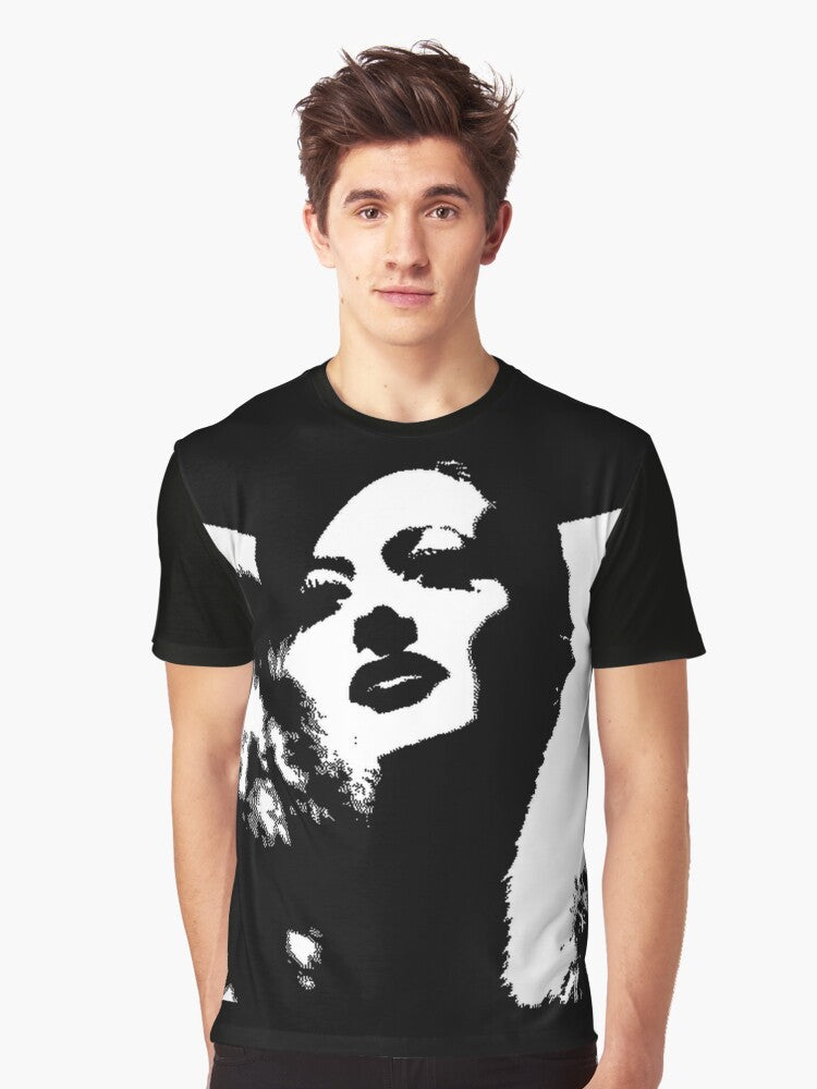 Vintage graphic t-shirt featuring Joan Crawford in the classic film Letty Lynton - Men