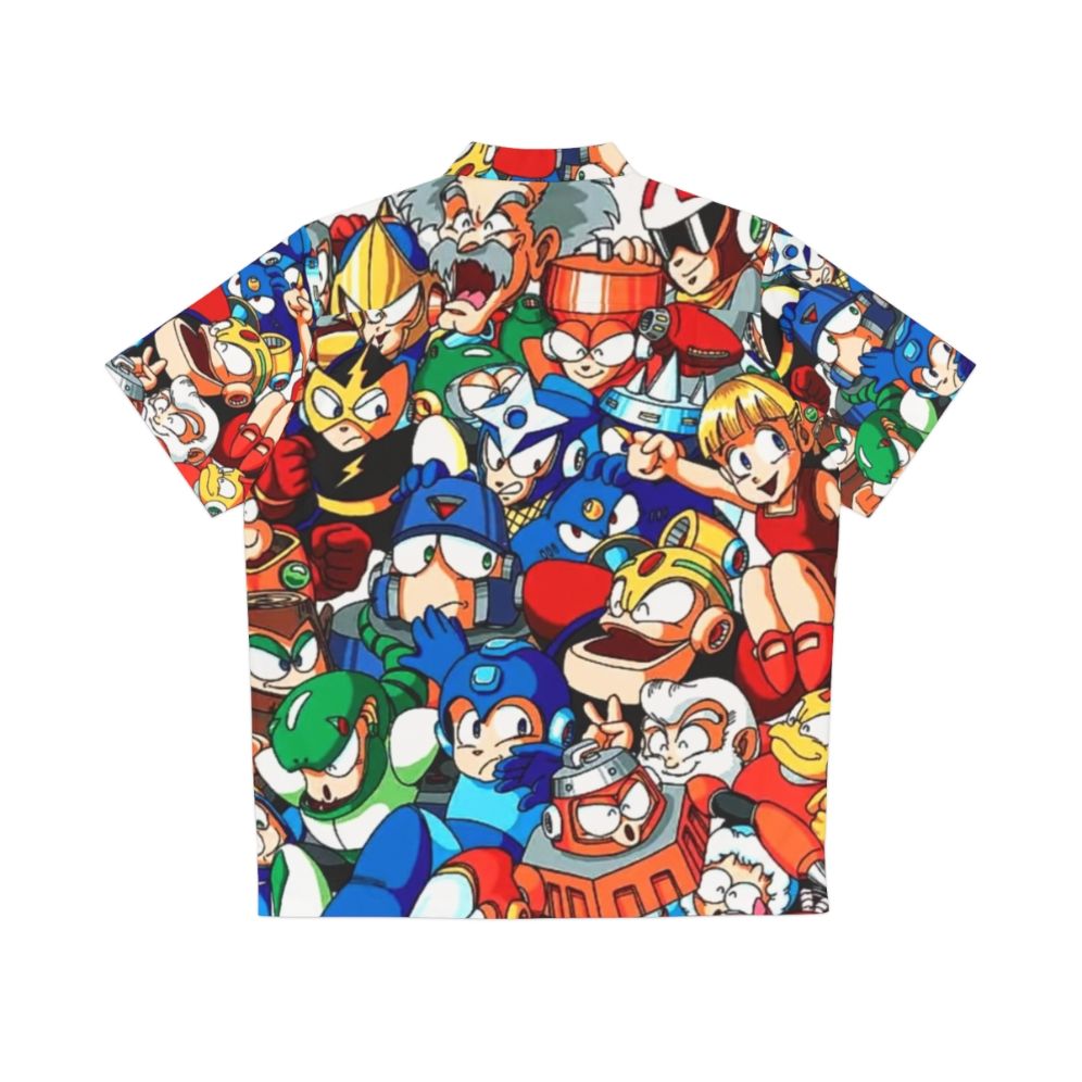 Mega Man Classic Robot Masters Hawaiian Shirt - Back