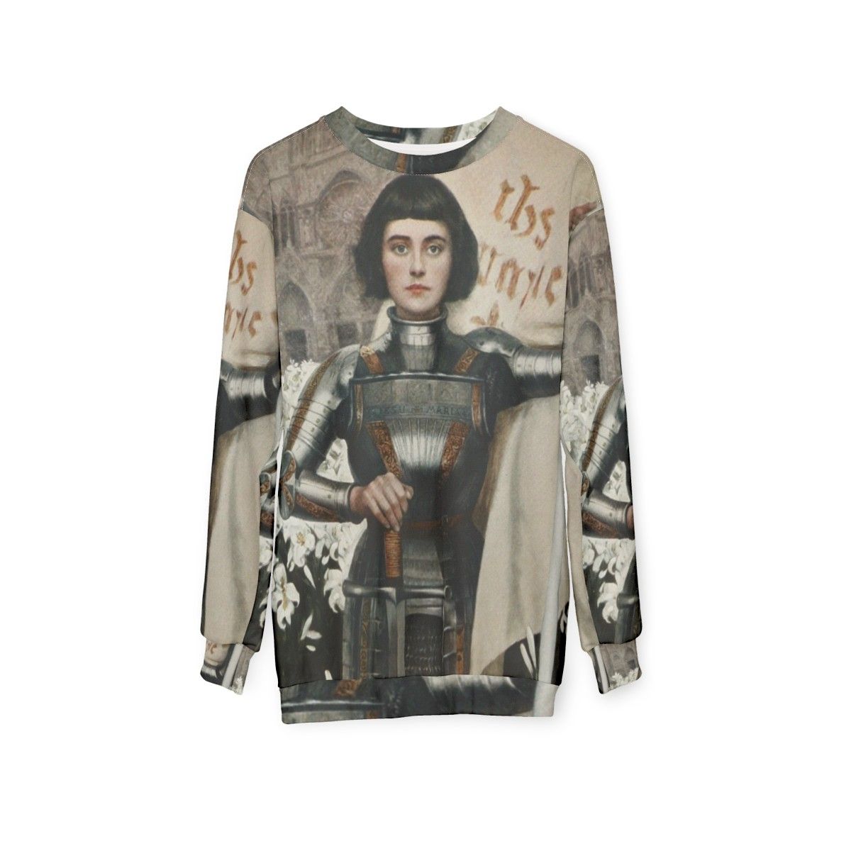 Jeanne D'Arc Christian Sweatshirt - hanging