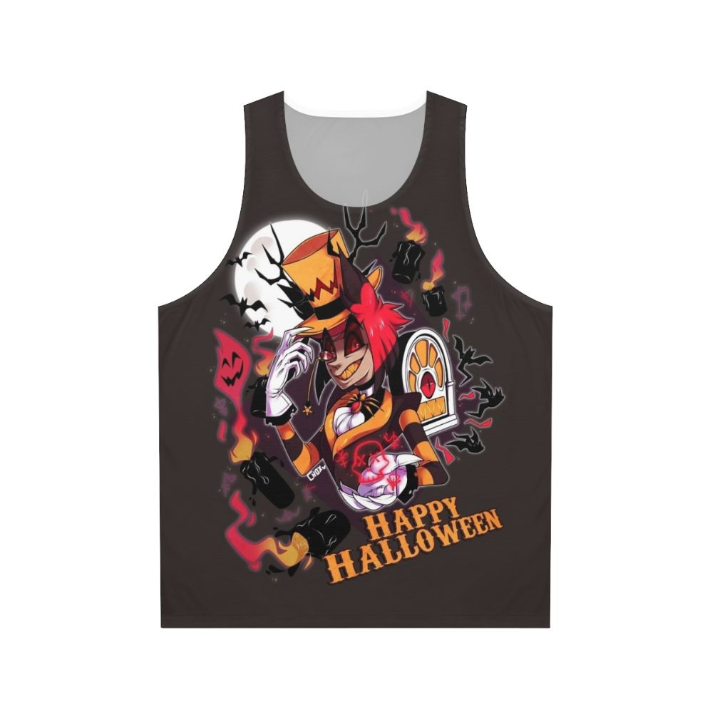 Hazbinhotel-inspired unisex Halloween tank top