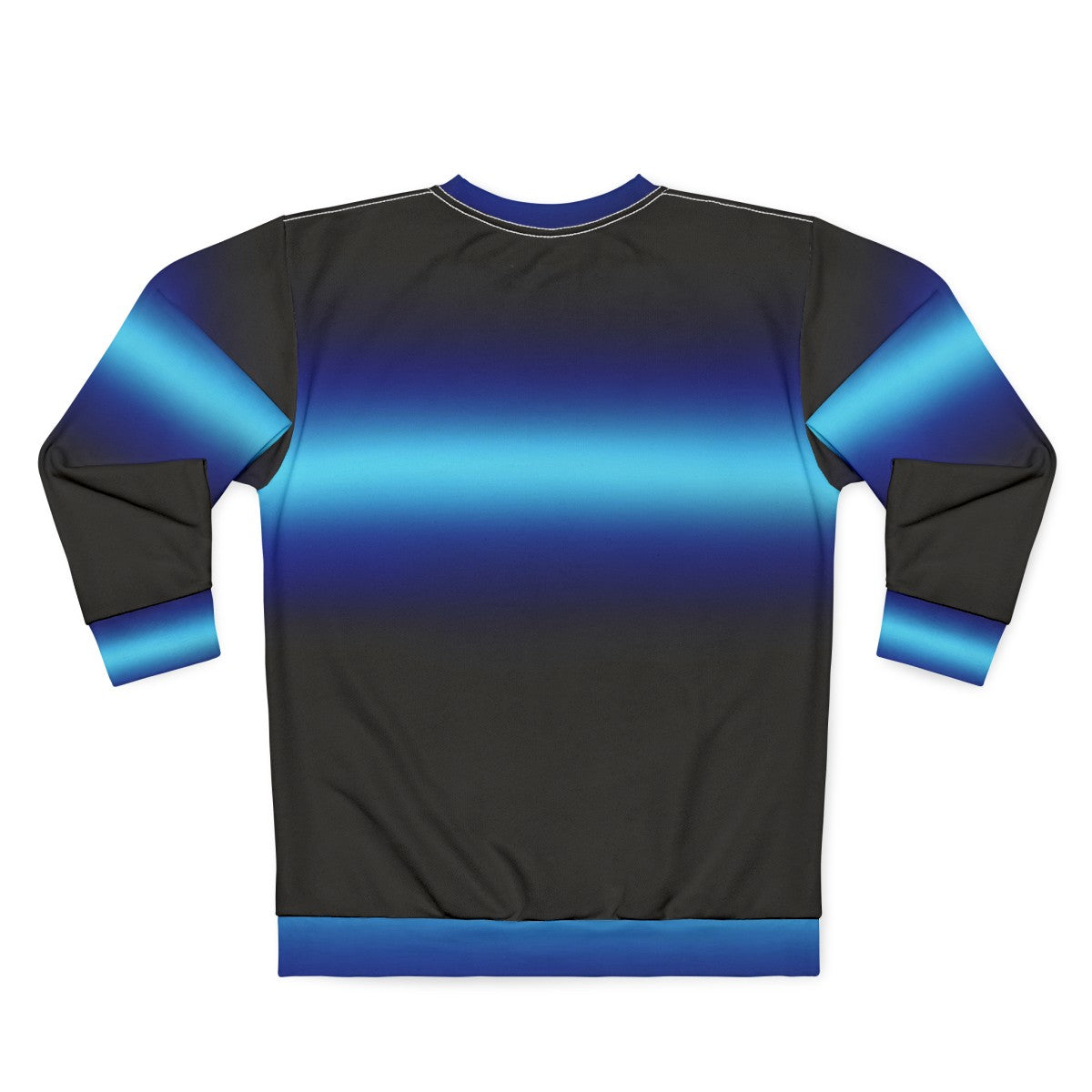 Son of Poseidon Sweatshirt with Blue Gradient Design - Back