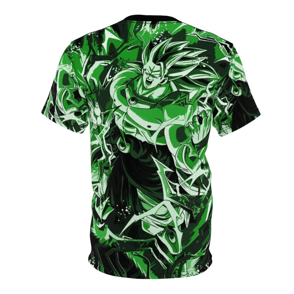 Broly-inspired anime t-shirt featuring the powerful Saiyan warrior - Back