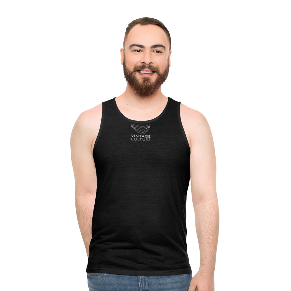 Vintage Culture Unisex Tank Top for EDM, House, and Techno Music Fans - men