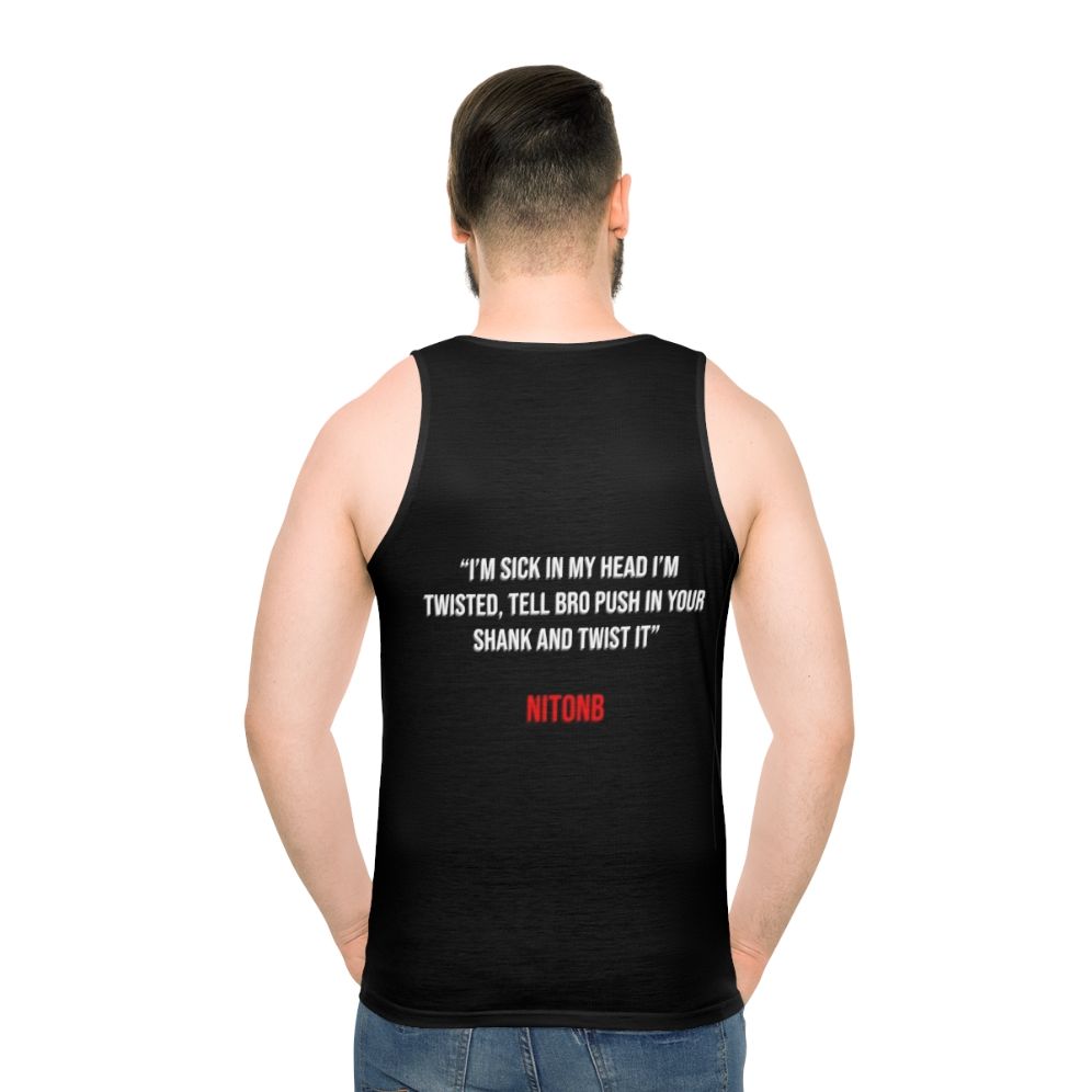 UK Drill and Grime Unisex Tank Top - men back