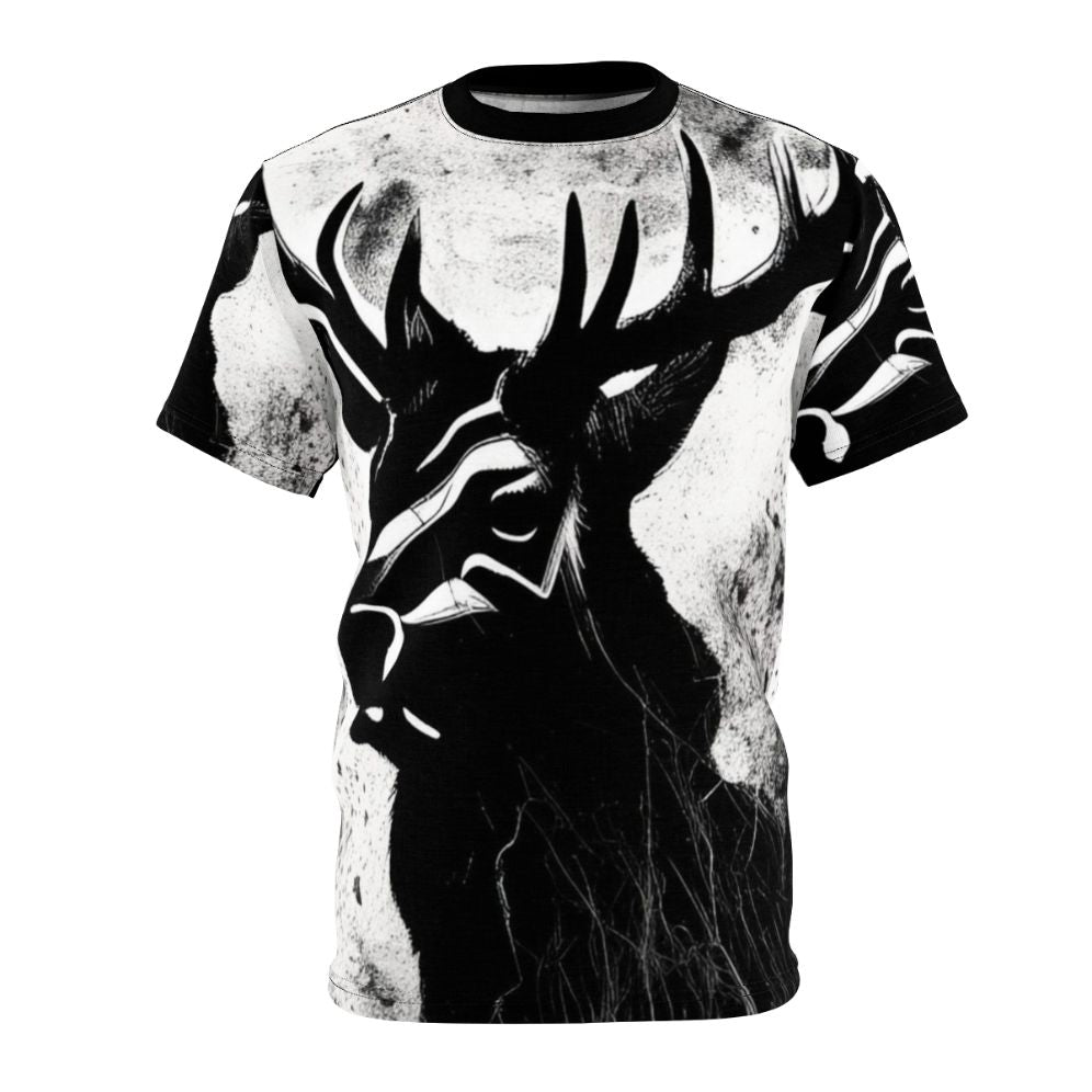 Mythical stag AOP t-shirt design