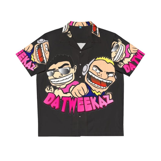 Datweekaz Hawaiian Shirt with Electronic Music and Festival Vibes