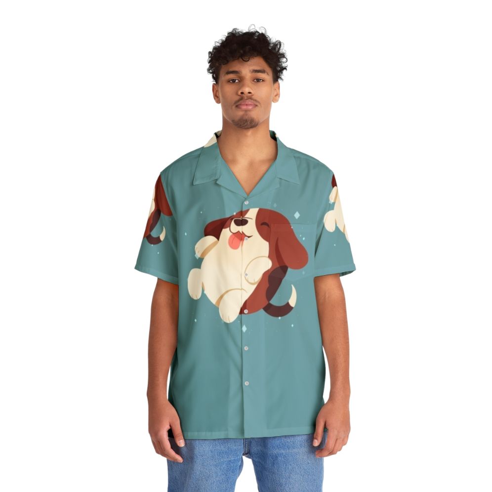 Puppy Beagle Hawaiian Shirt - People Front