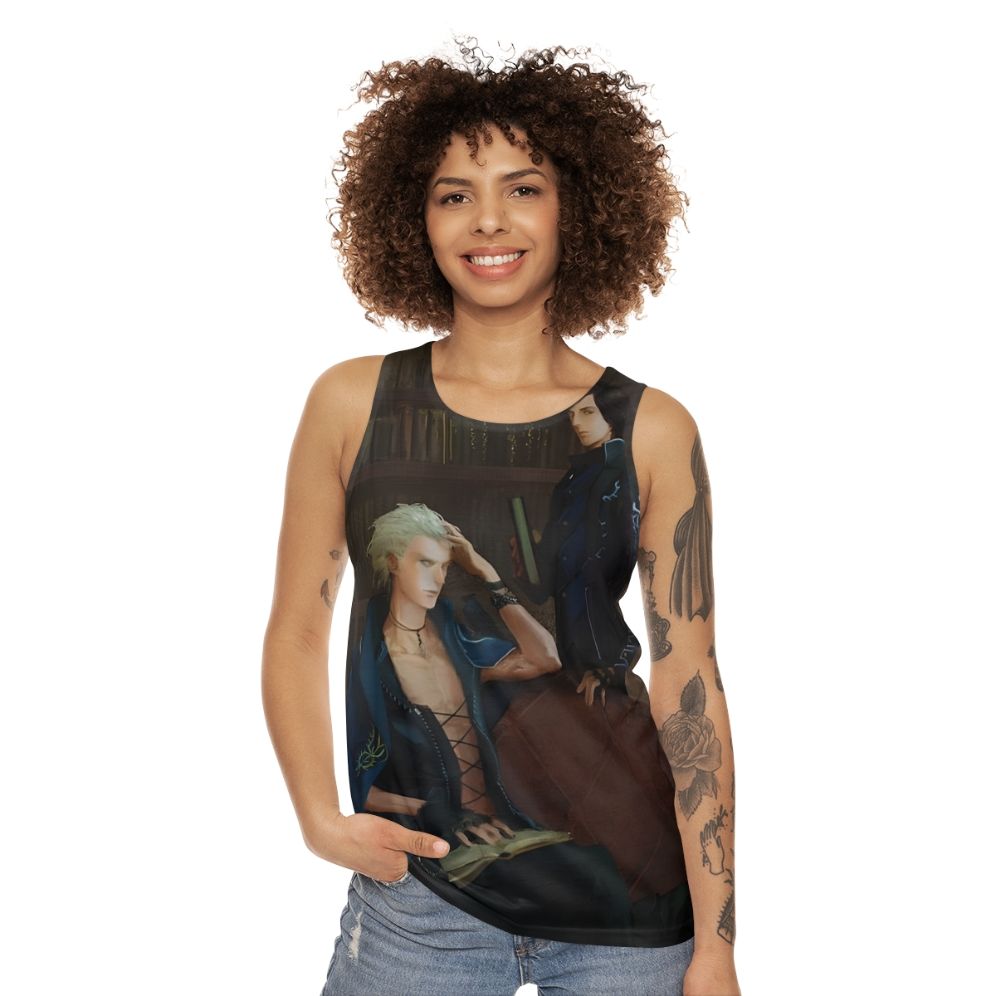 Devil May Cry inspired unisex tank top - women