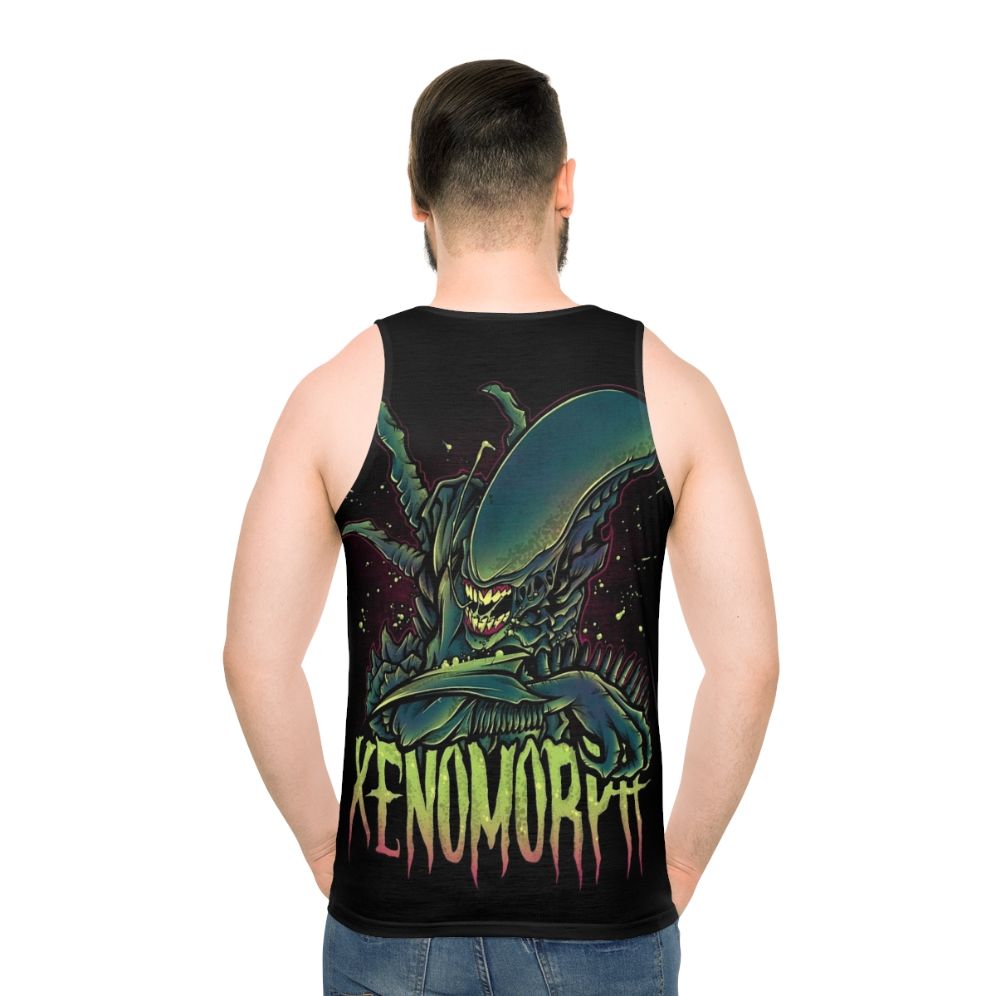 Xenomorph Unisex Tank Top - men back