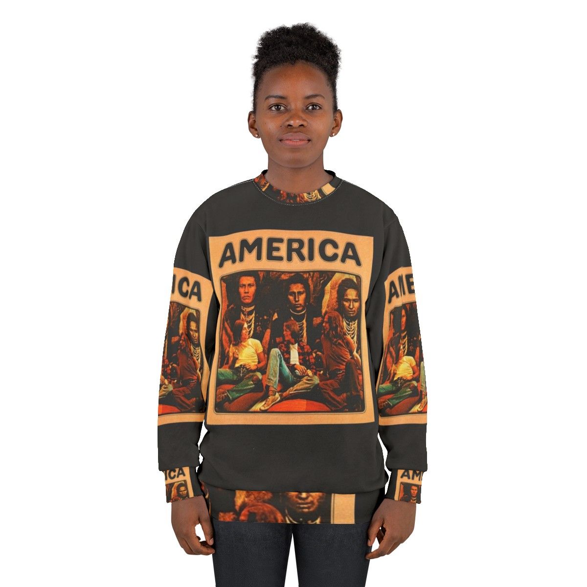 Patriotic America Sweatshirt - women