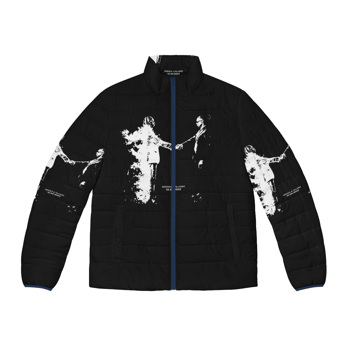 Metro Boomin Heroes and Villains Puffer Jacket, featuring stylish urban fashion