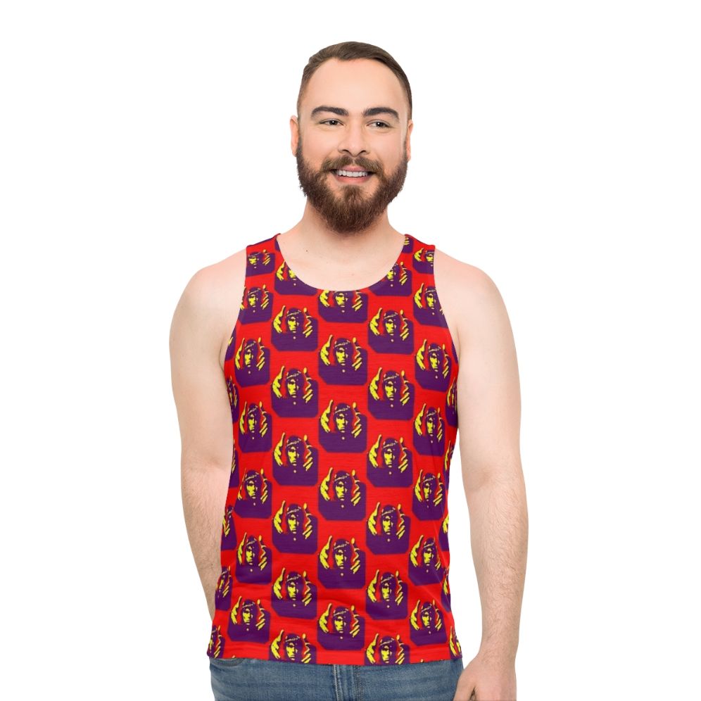 King Monkey unisex music fan tank top - men