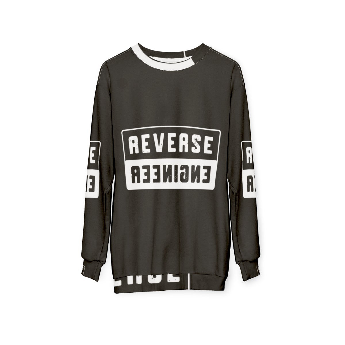 Reverse Engineer Sweatshirt 2 - Funny Engineering Humor - hanging