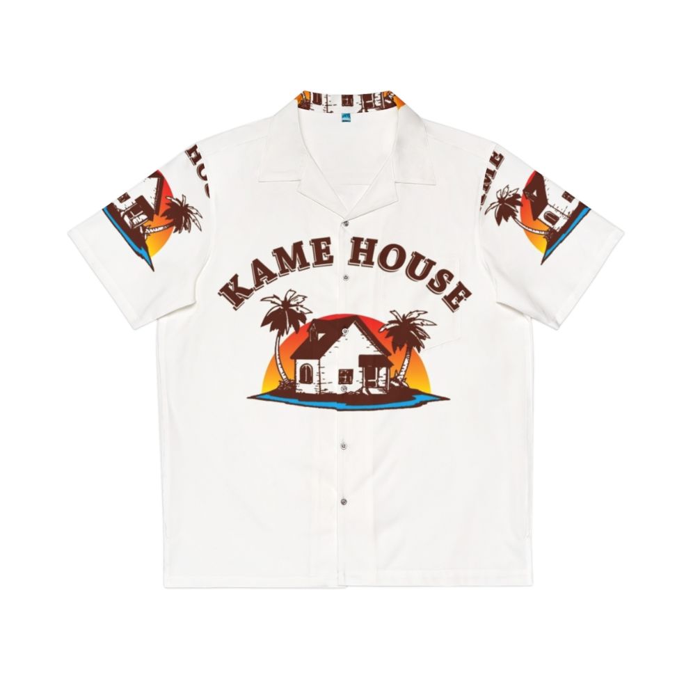 Retro Hawaiian Shirt with House Of Training Movie Branding