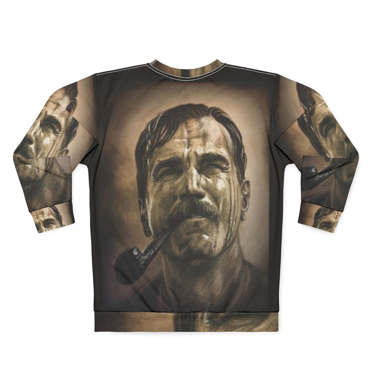 Daniel Plainview 'There Will Be Blood' Charcoal Sweatshirt - Back