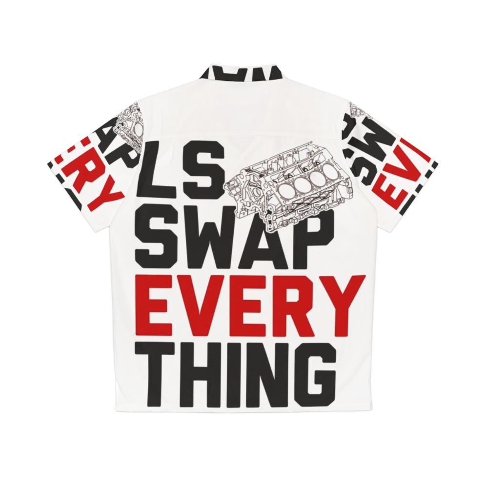 Ls Swap Everything Chevy Chevrolet V8 Engine Hawaiian Shirt - Back