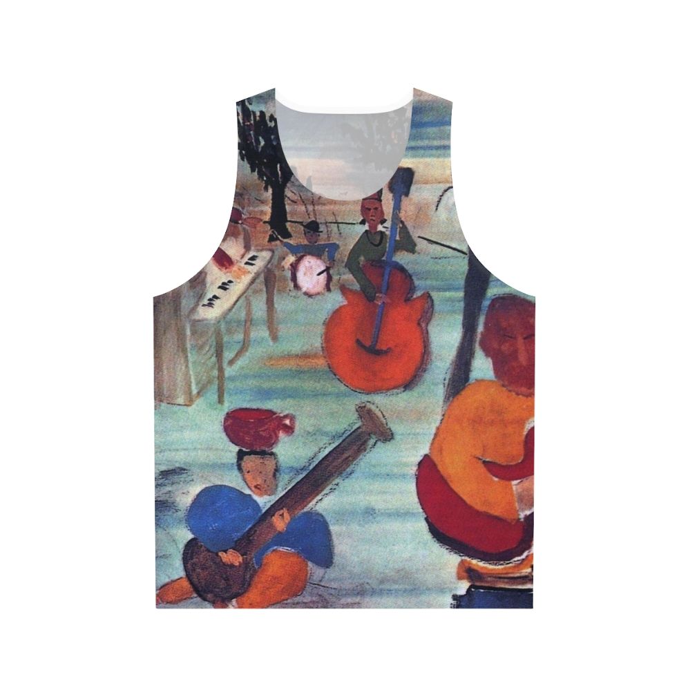 The Band's 'Big Pink' Album Cover Unisex Tank Top