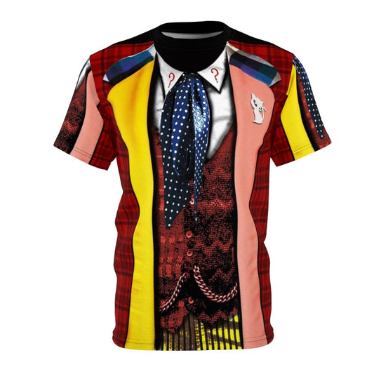 Retro-inspired 6th Doctor T-Shirt featuring the iconic Time Lord from Doctor Who