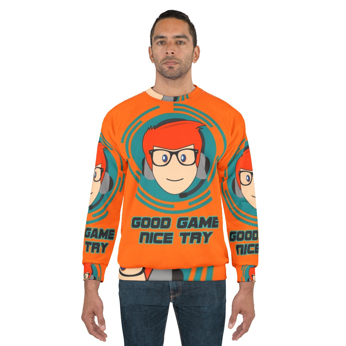 Conan O'Brien "Good Game Nice Try" Funny Sweatshirt - men