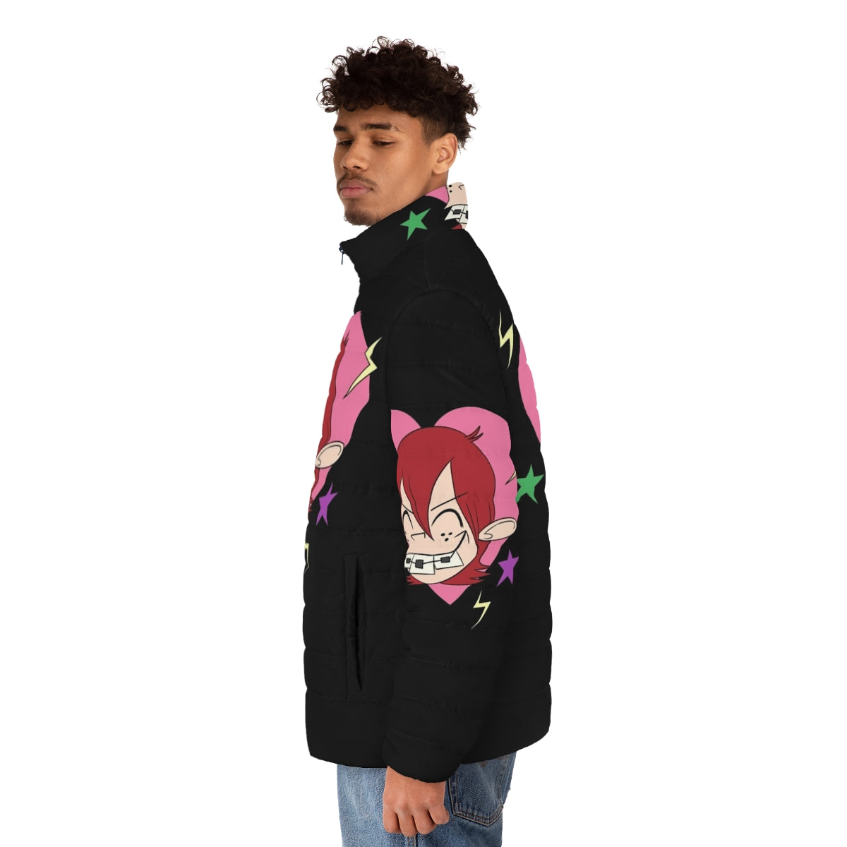 Fanboy and Chum Chum Kyle Bloodworth Thomason Puffer Jacket - men side left