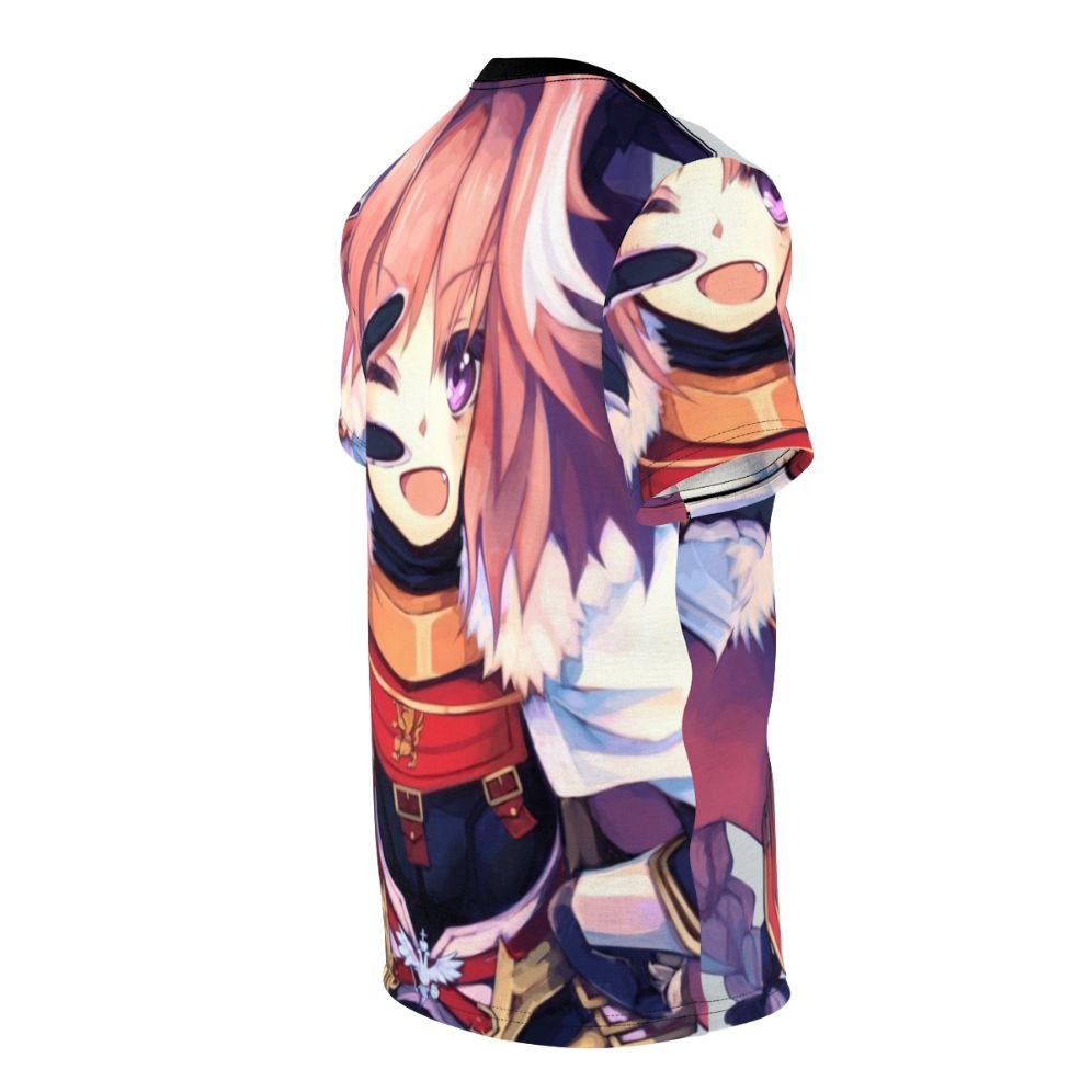 Anime-inspired Astolfo t-shirt design featuring the popular character from the Fate series - men right