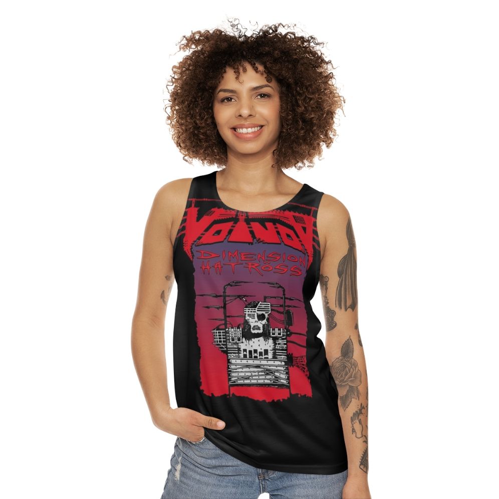 Dimension Hatross Voivod Unisex Band Merch Tank Top - women