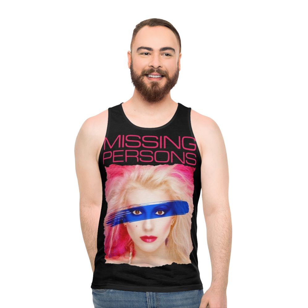 Missing Persons Band Unisex Tank Top - men