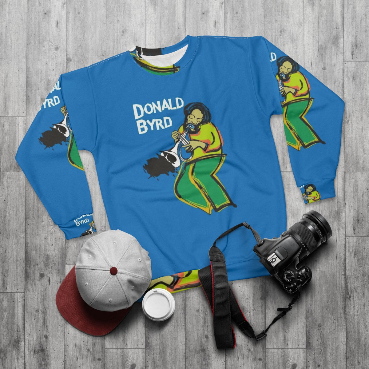 Blowin' Soul - Donald Byrd Inspired Sweatshirt - flat lay