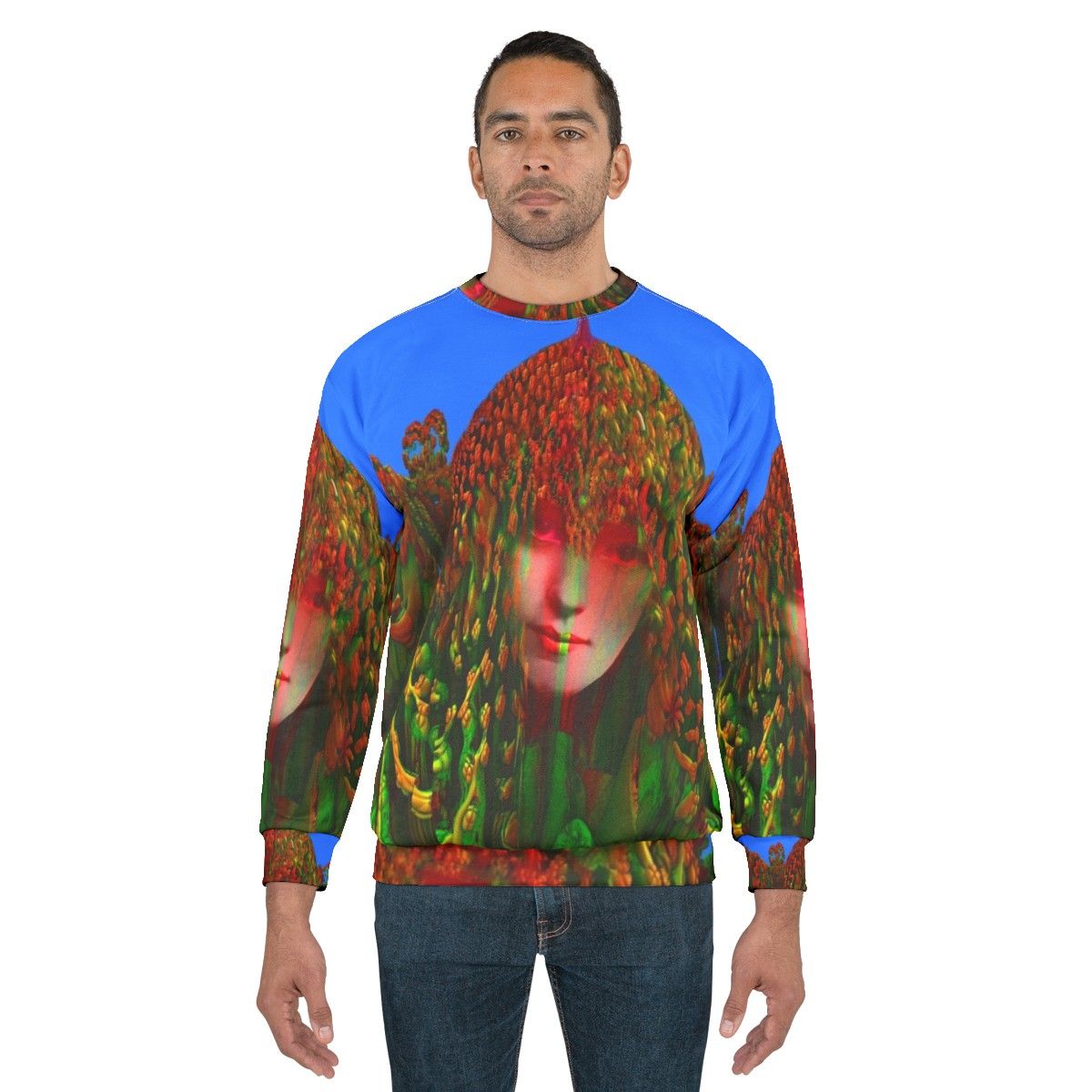 Dreadlock Holiday Sweatshirt with Music Festival and Concert Themed Graphics - men