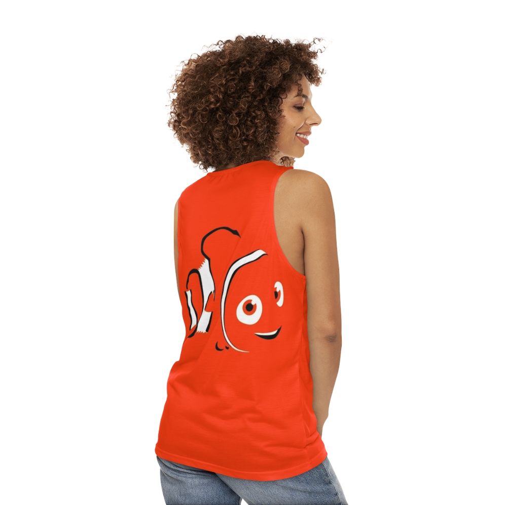 Unisex Finding Nemo Inspired Fishing Tank Top - women back