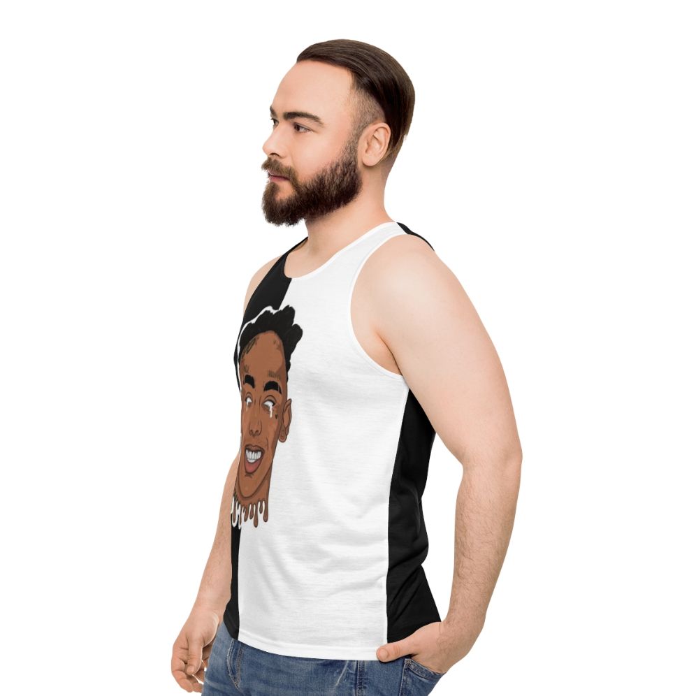 YNW Melly Bipolar Unisex Tank Top - men side