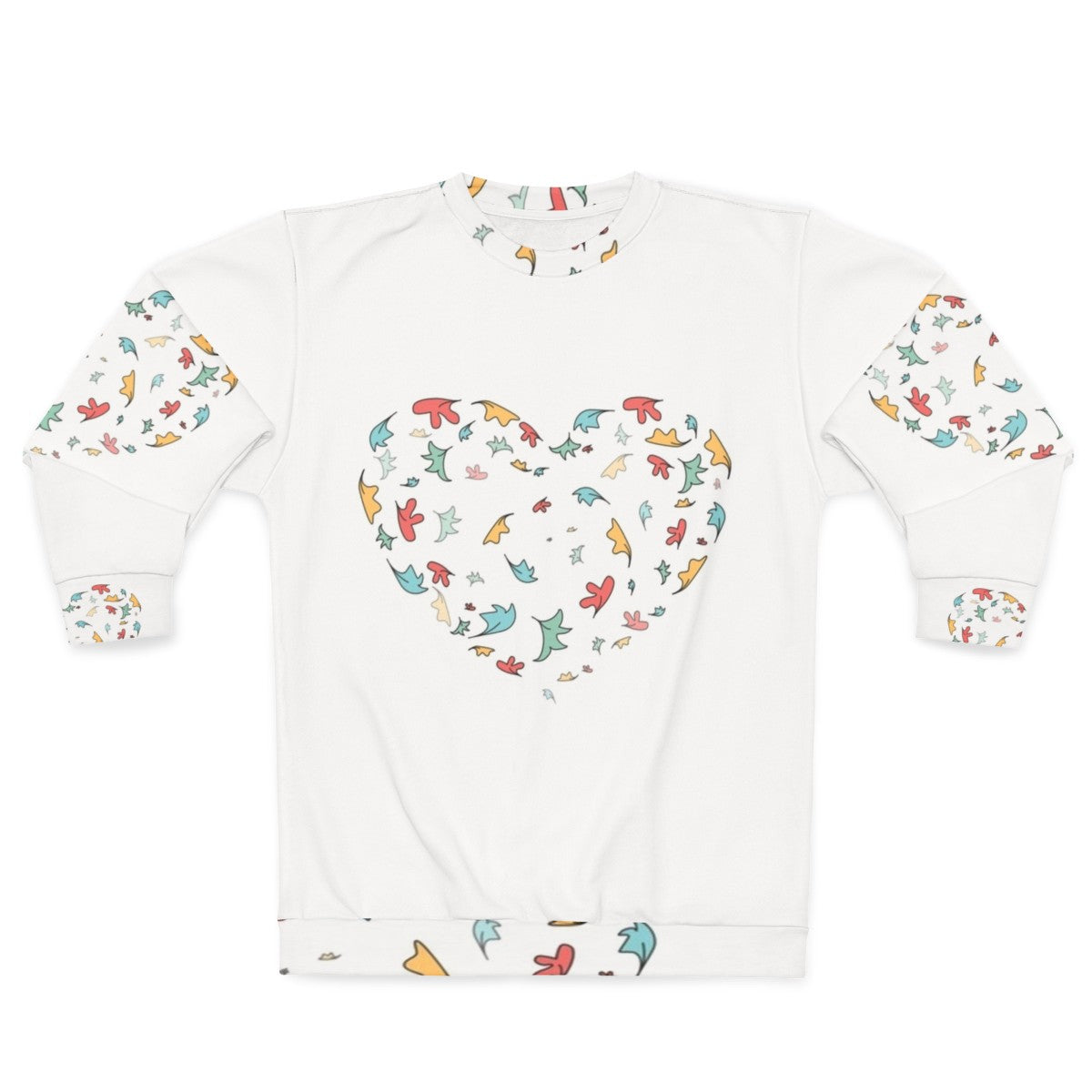 Heartstopper leaves pattern sweatshirt