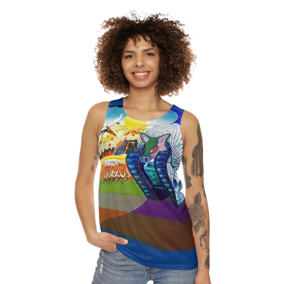 Elp Tarkus 1971 Progressive Rock Tank Top - women