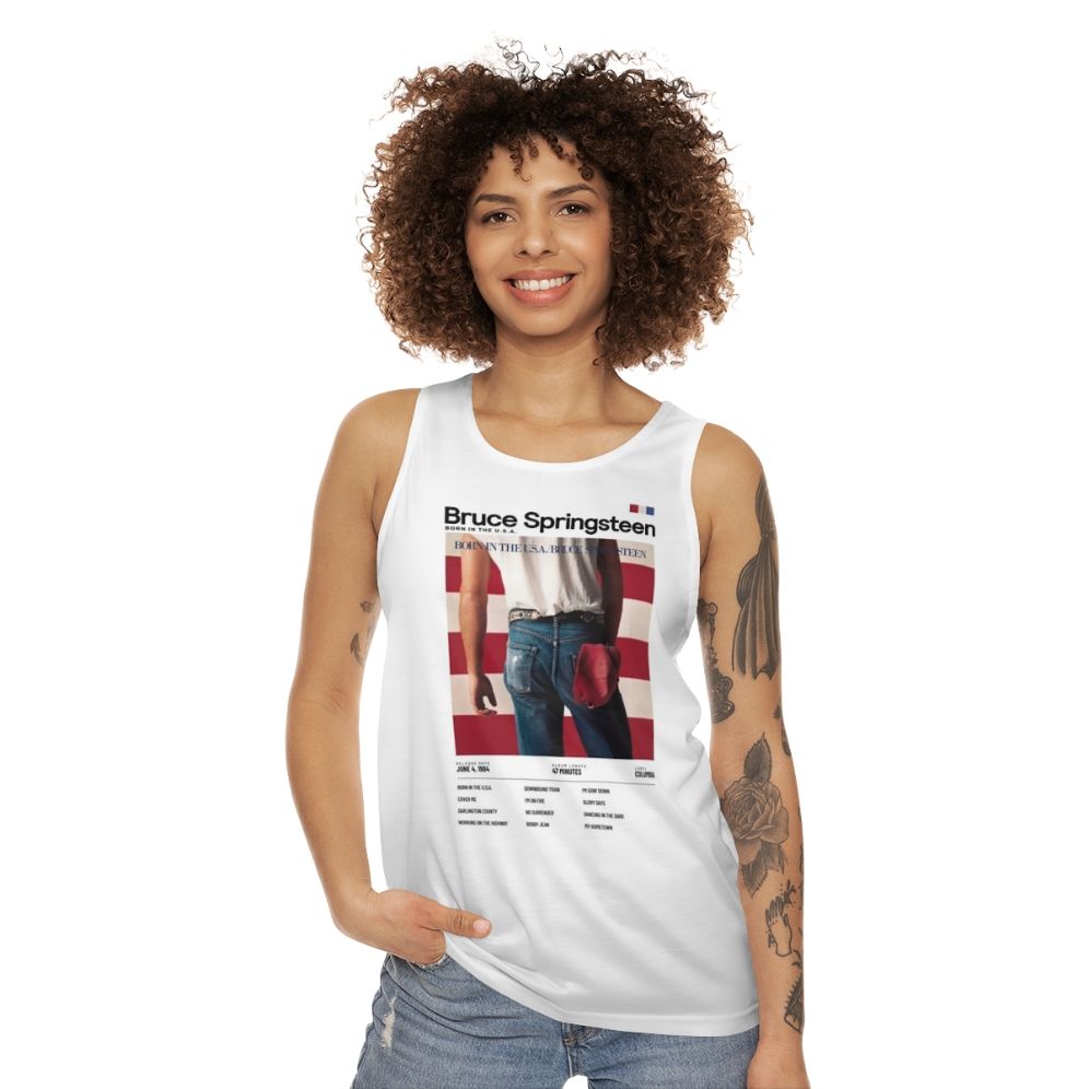 Bruce Springsteen Born In The U.S.A. Unisex Tank Top - women