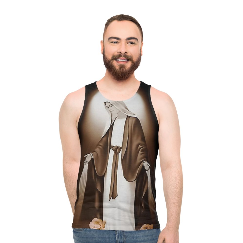 St Bernadette Vision Unisex Tank Top - men