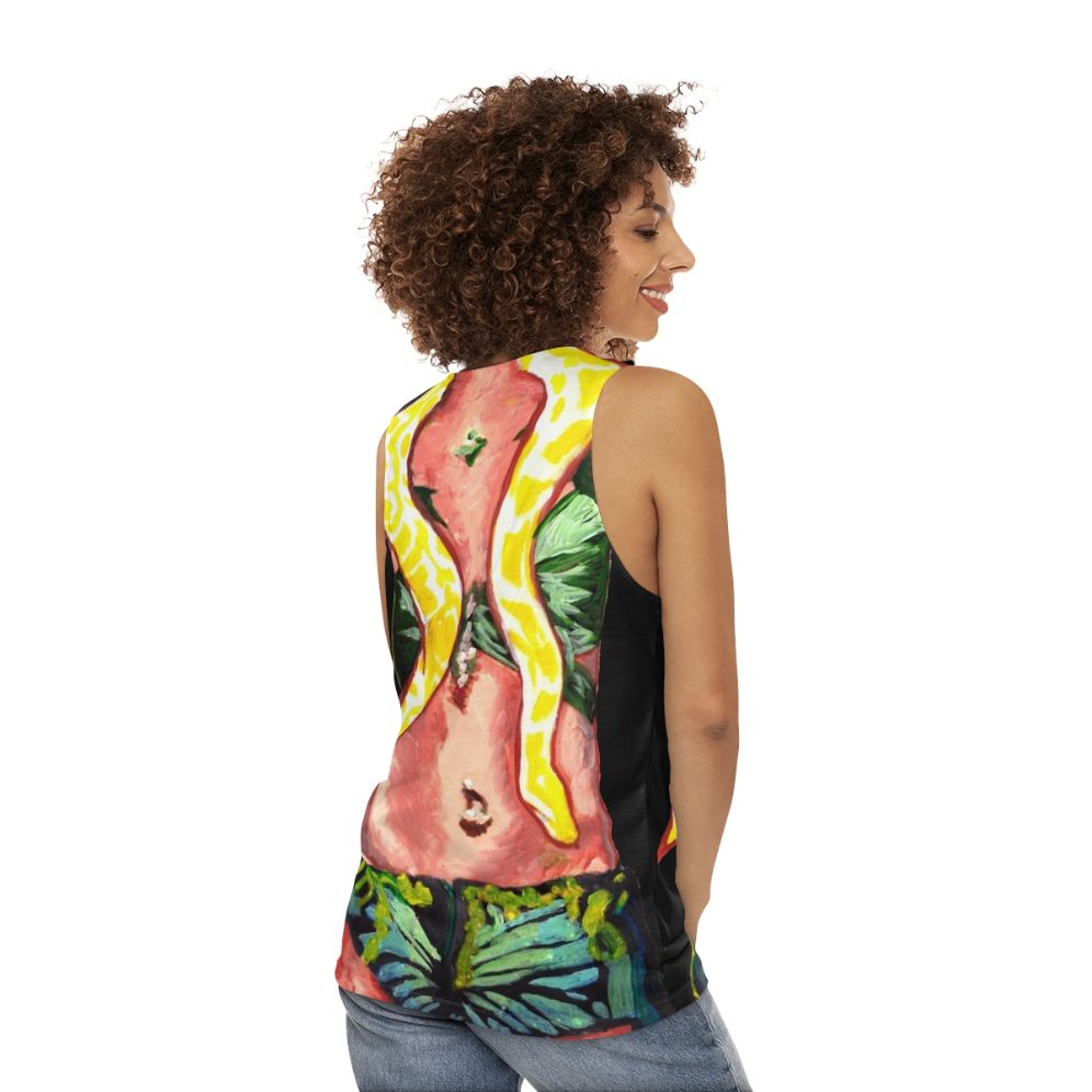 Unisex Snake 4 U 90s Pop Art Tank Top - women back