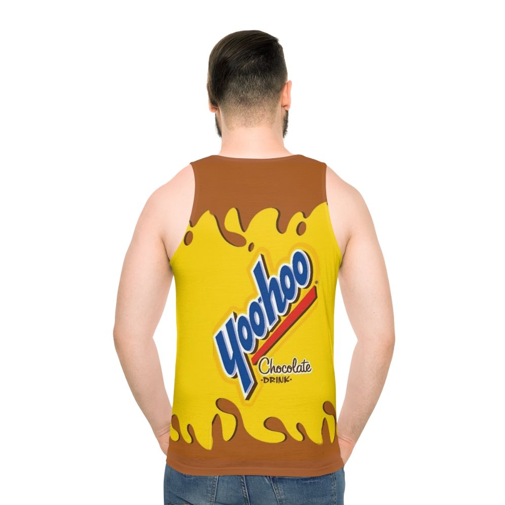 Yoohoo Chocolate Milk Unisex Tank Top - men back