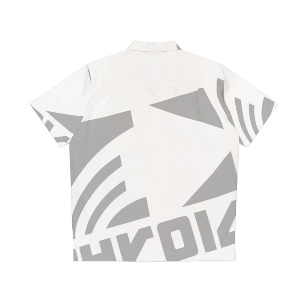 Zink White Deca Logo Tee Hawaiian Shirt for Nintendo Switch - Back