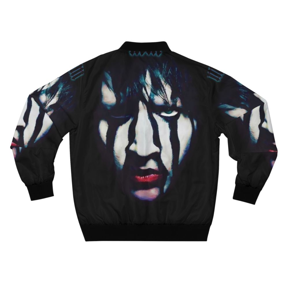 Marilyn Manson portrait fan art bomber jacket - Back