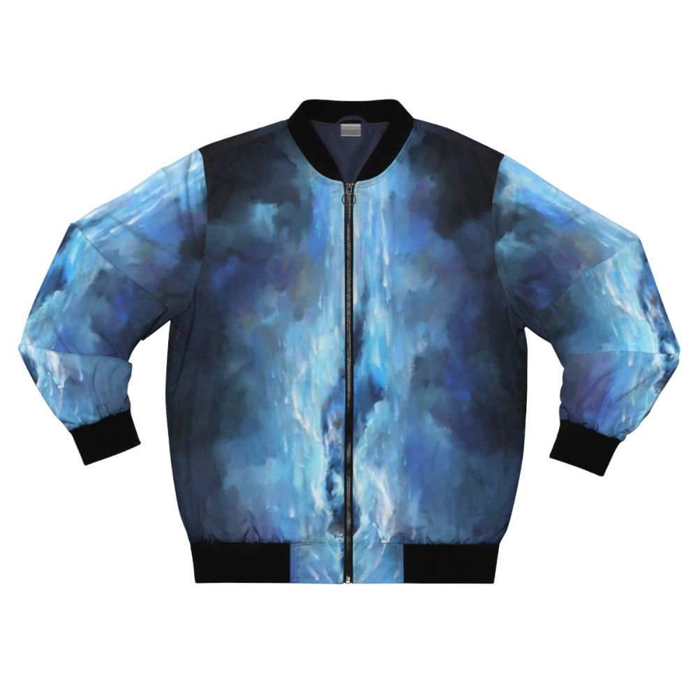 Stormlight Archive Bomber Jacket with Kaladin Stormblessed and Syl design